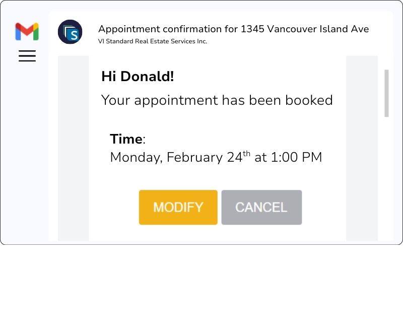  Email Confirmation